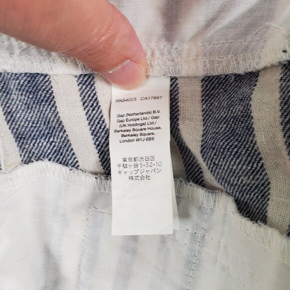 Gap Striped Linen/Cotton Women's Shorts size 6 - Picture 5 of 12